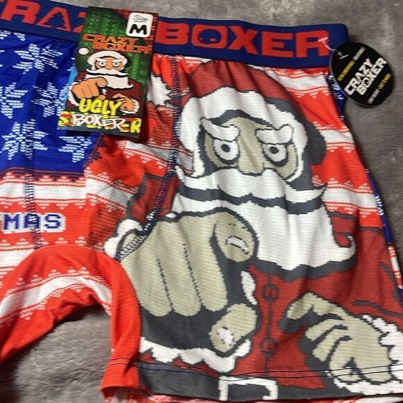 NWT ugly Christmas boxers medium - Picture 2 of 6